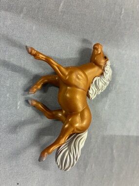 Breyer Stablemate Shetland Pony Palomino 1999 miniature horse white mane tail 3”